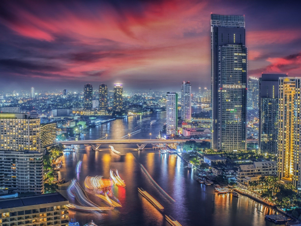 bangkok penthouse river views