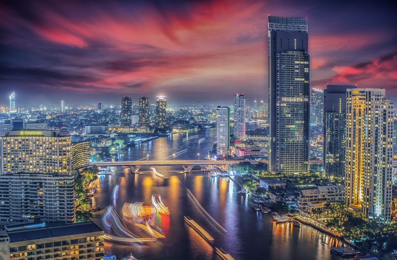 bangkok penthouse river views